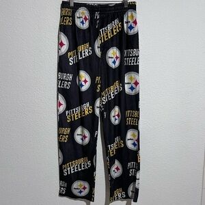 NFL Team Pittsburgh Steelers Fleece Lounge Pants Sleepwear Bottoms New Medium